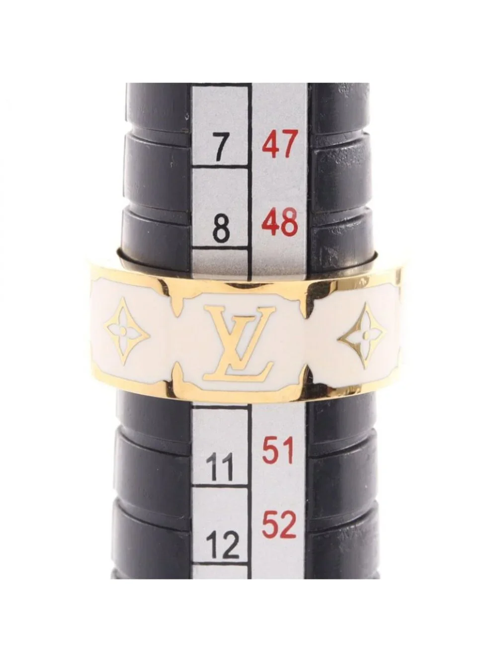 Louis Vuitton Ring Nanogram Blanc